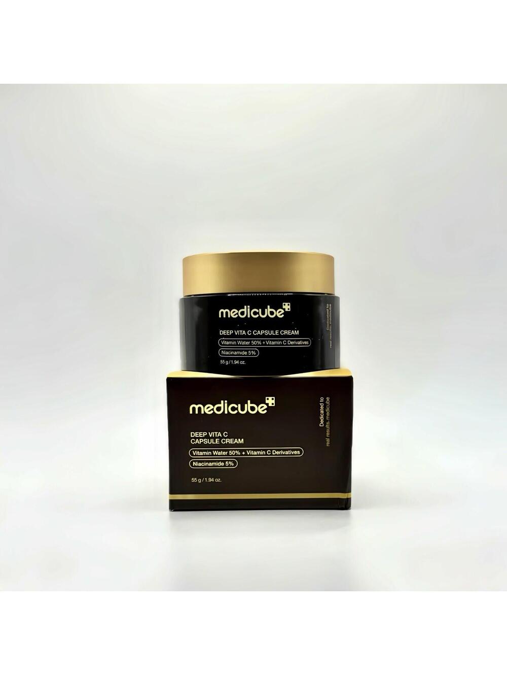 Medicube Deep Vita C Capsule Cream Golden Boba 1.94oz - Korean Skin Care